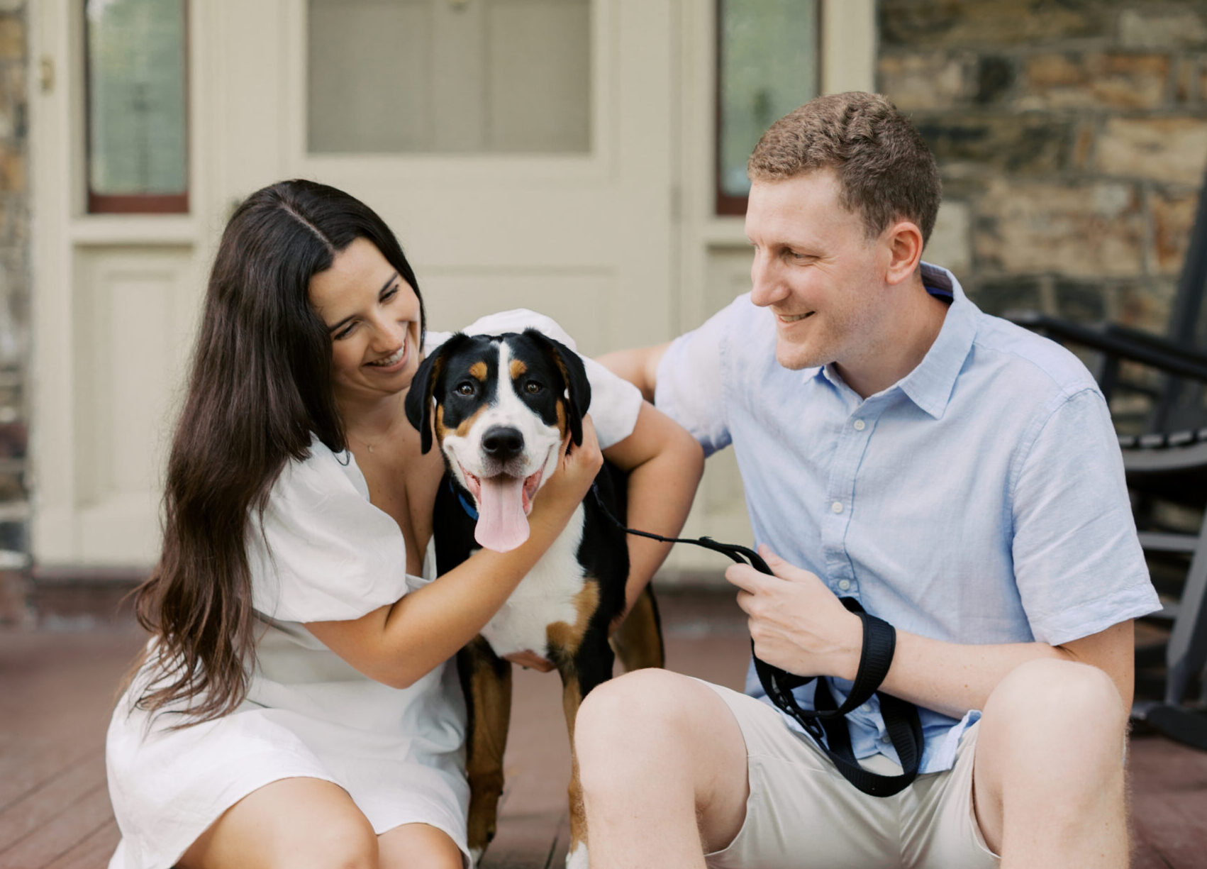 outdoor engagement session in pennsylvania